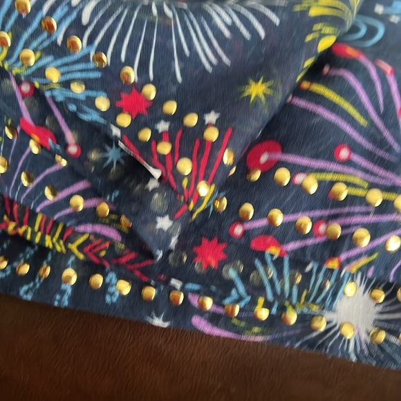 Forth of July, cotton scarf - Picture 6 of 7